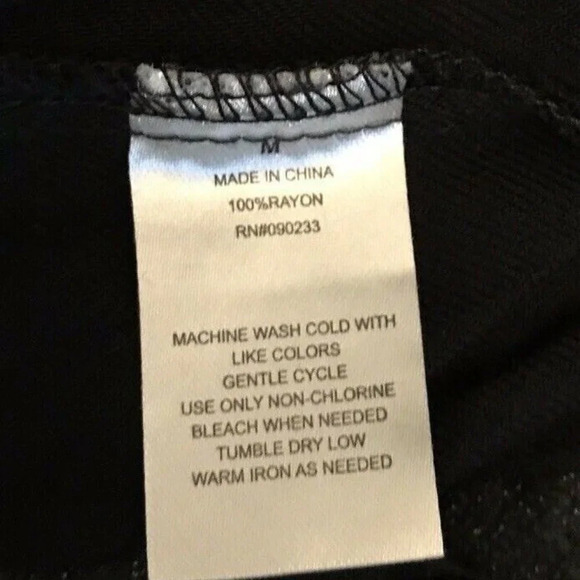 LA HEARTS Women Long Sleeve Open Front Zip-Up Black Casual Shirt Top Size Medium - Picture 12 of 12